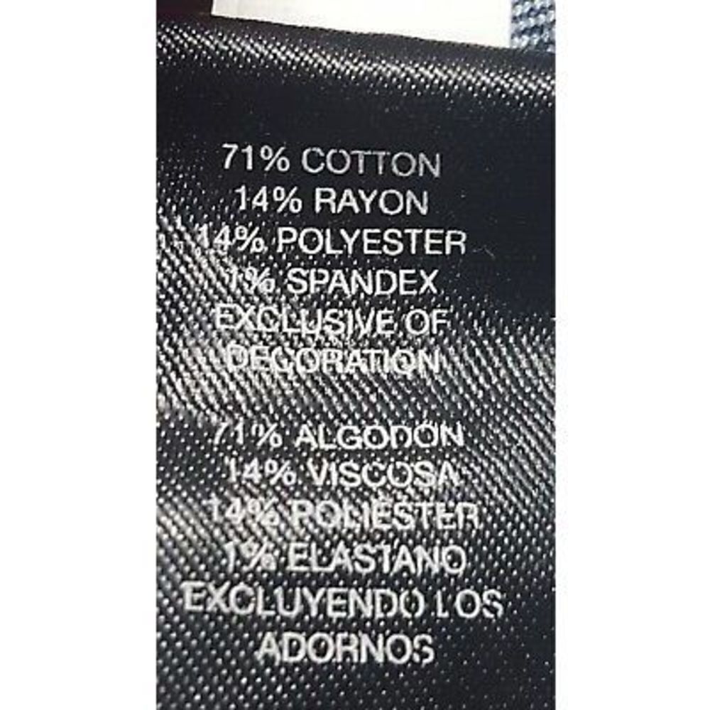 Chicos SO SLIMMING Blue Crop Capri Jeans Size 1 Medium Bedazzled  Pockets - Picture 6 of 6